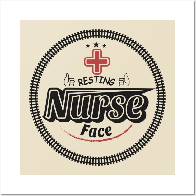 Funny Nursing Design Wall Art by madlymelody